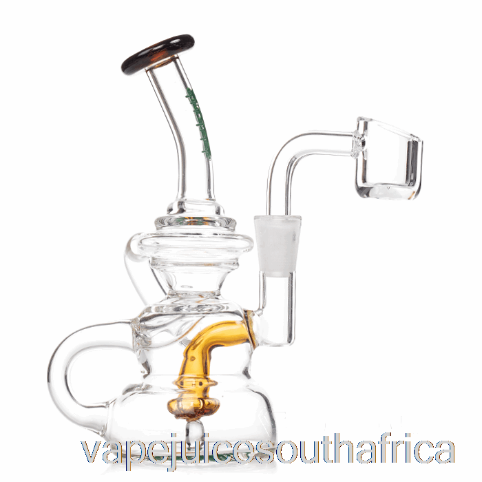 Vape Pods Ooze Flood Mini Dab Rig Sea Sand Amber (Clear / Amber)
